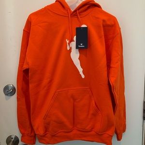 Unisex Fanatics WNBA Orange Hoodie Size Small